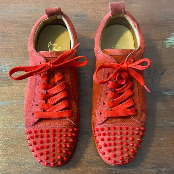 Authentic Louboutin Men's Spike Sneakers Sz 42 - Picture 11 of 11